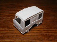 Кабина белая дневная для масштабной модели 1:43 из Челнов -65115 (MD Models)